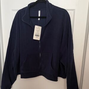 Fabletics Navy Utility Jacket